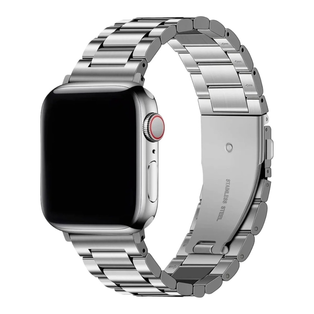 Stainless Steel Apple Watch Strap - Silver
